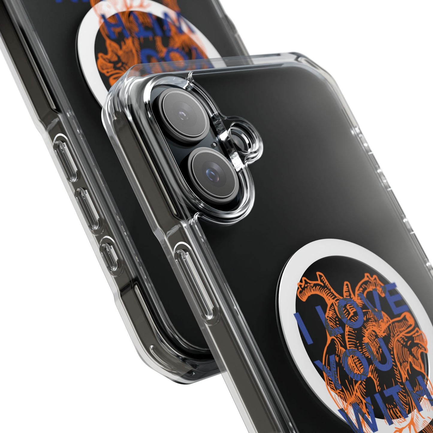 All My Heart Anatomical Art Magnetic Clear Impact case