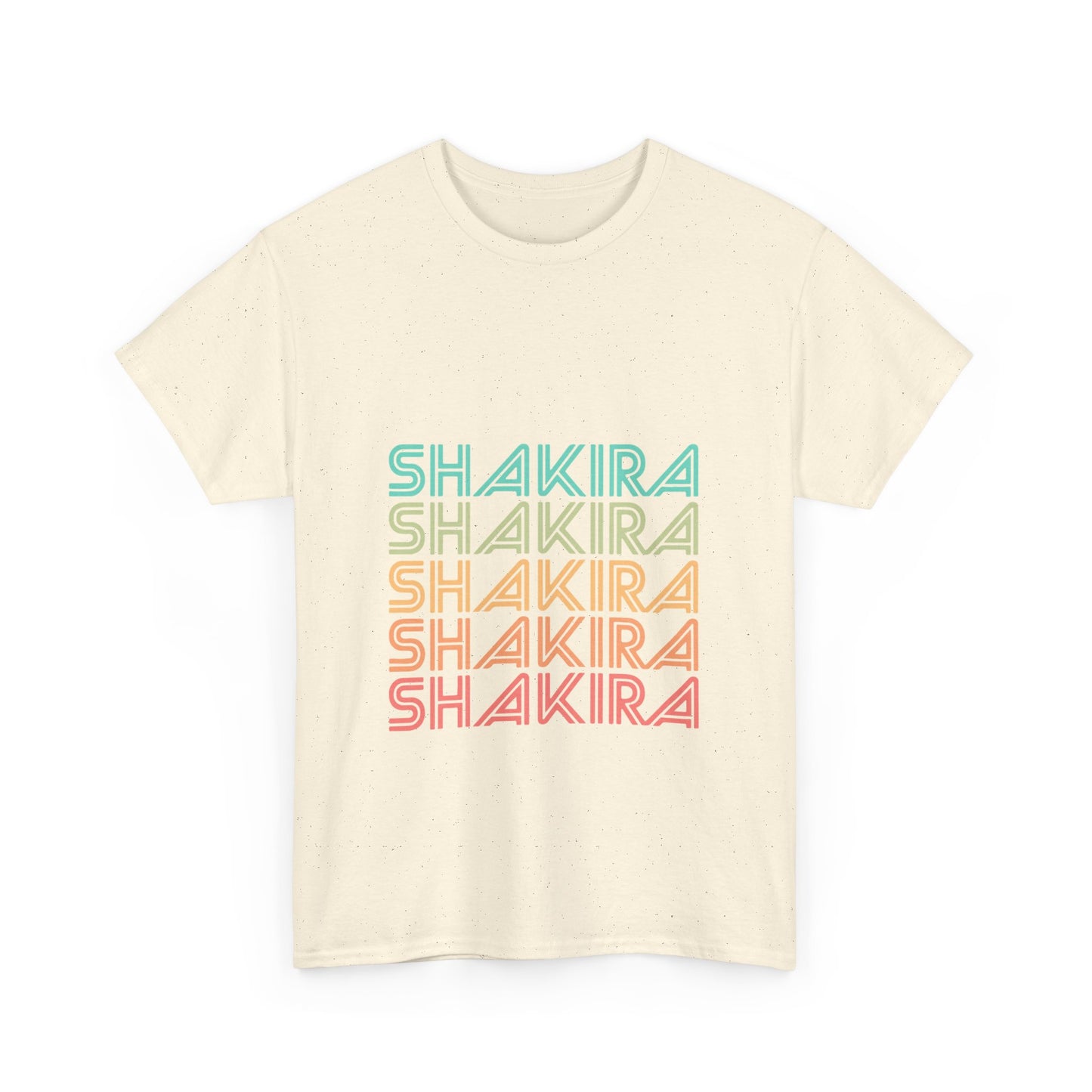 Retro Pop Lines Unisex Heavy cotton tee