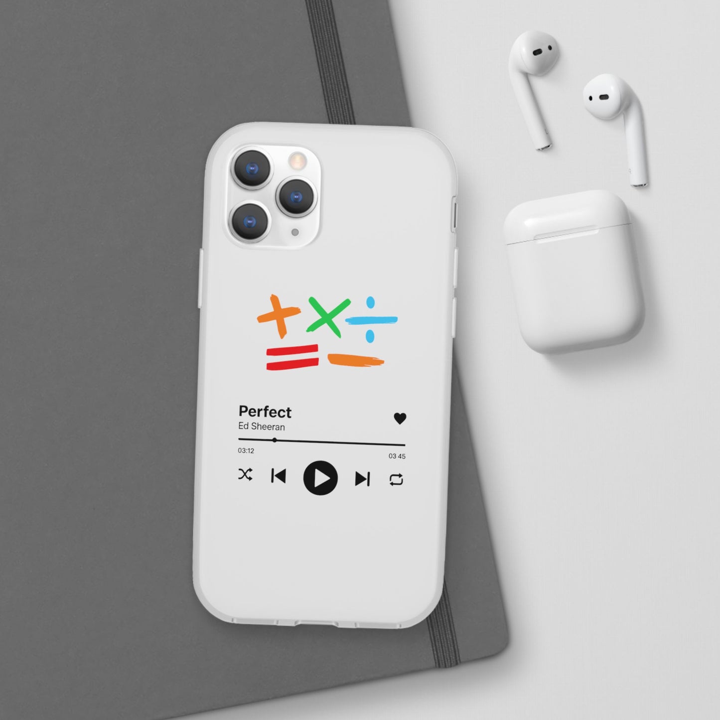 Flexi Case – Ed Sheeran Music Design (iPhone X–16 Pro Max)