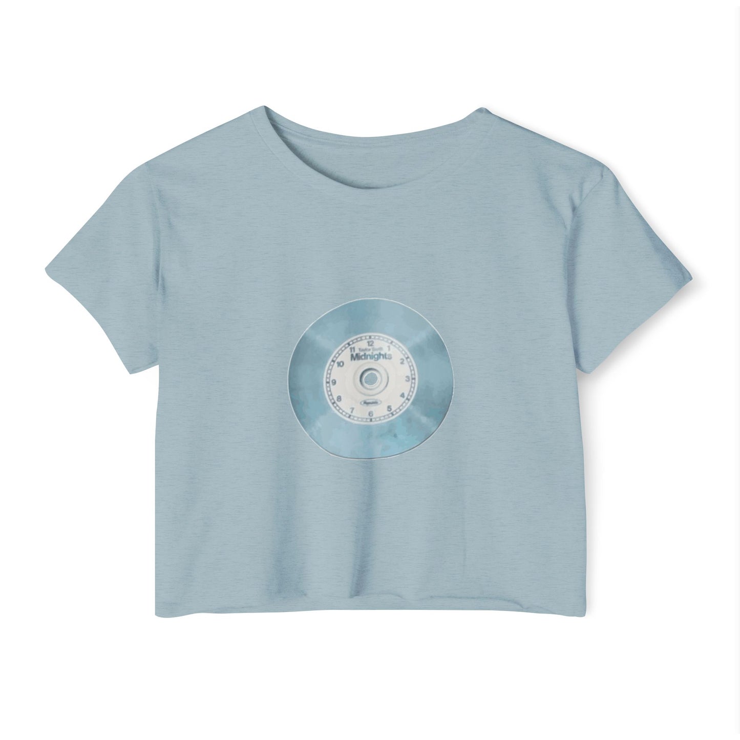 Midnight Vinyl Vibes Women's Festival Crop Top