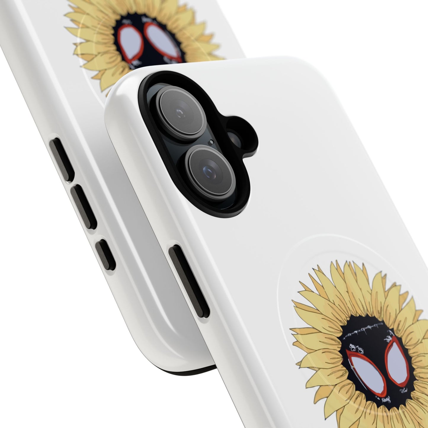 Sunflower Mask Illustration Tough Magnetic Case