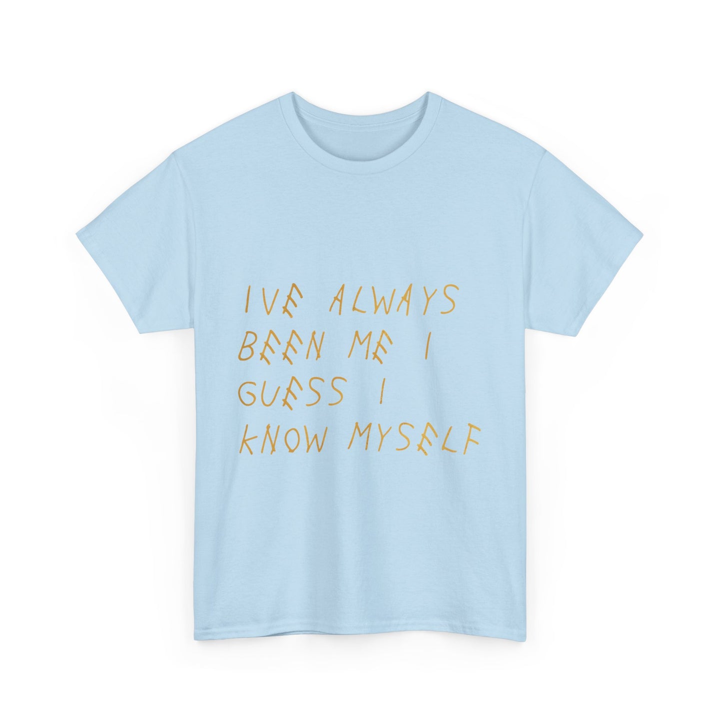Know Myself Lyric Script Heavy Cotton Tee