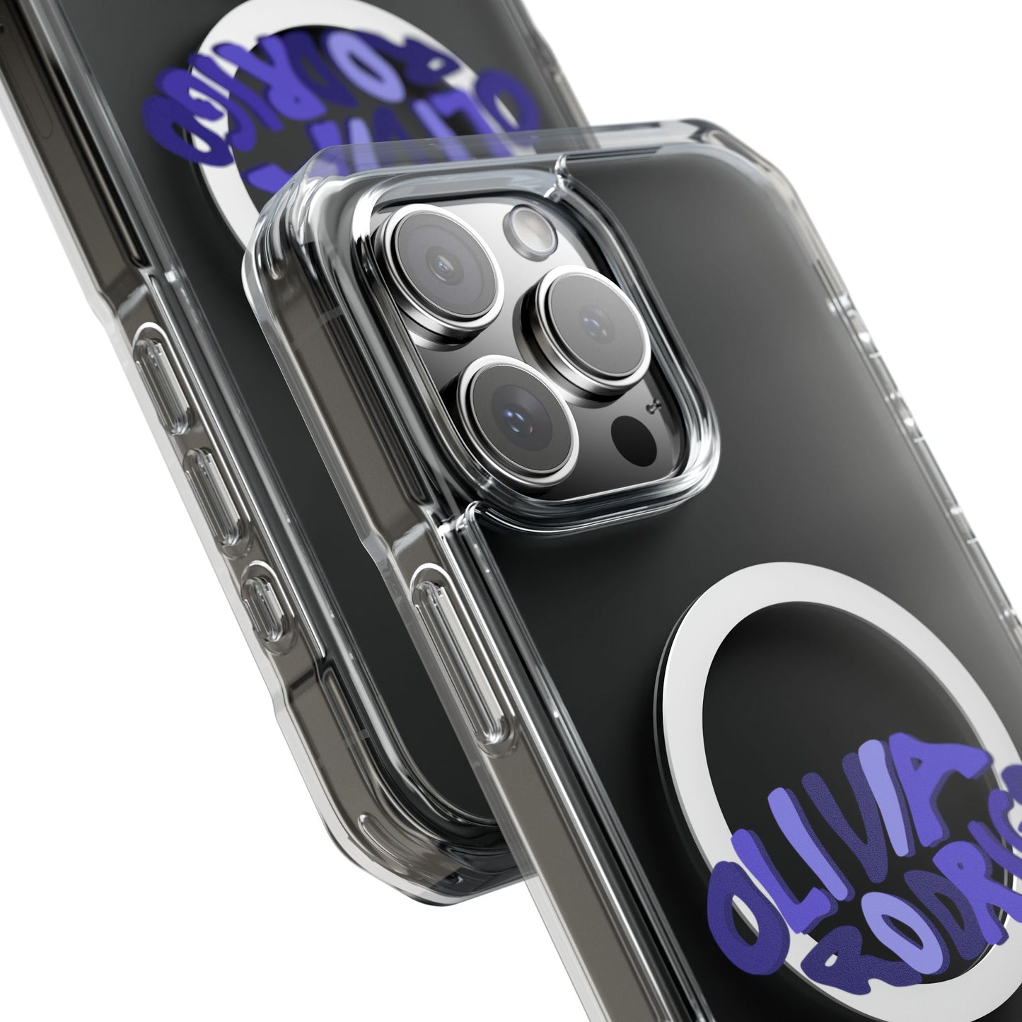 Olivia Rodrigo Wavy Text Magnetic Clear Impact Case