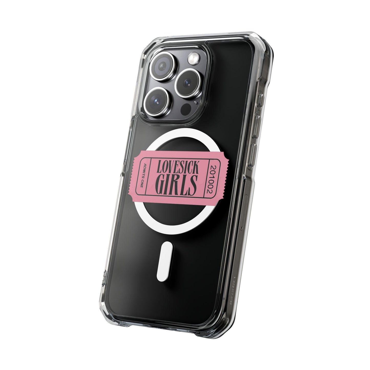 Lovesick Girls Ticket - Magnetic Clear Impact Case