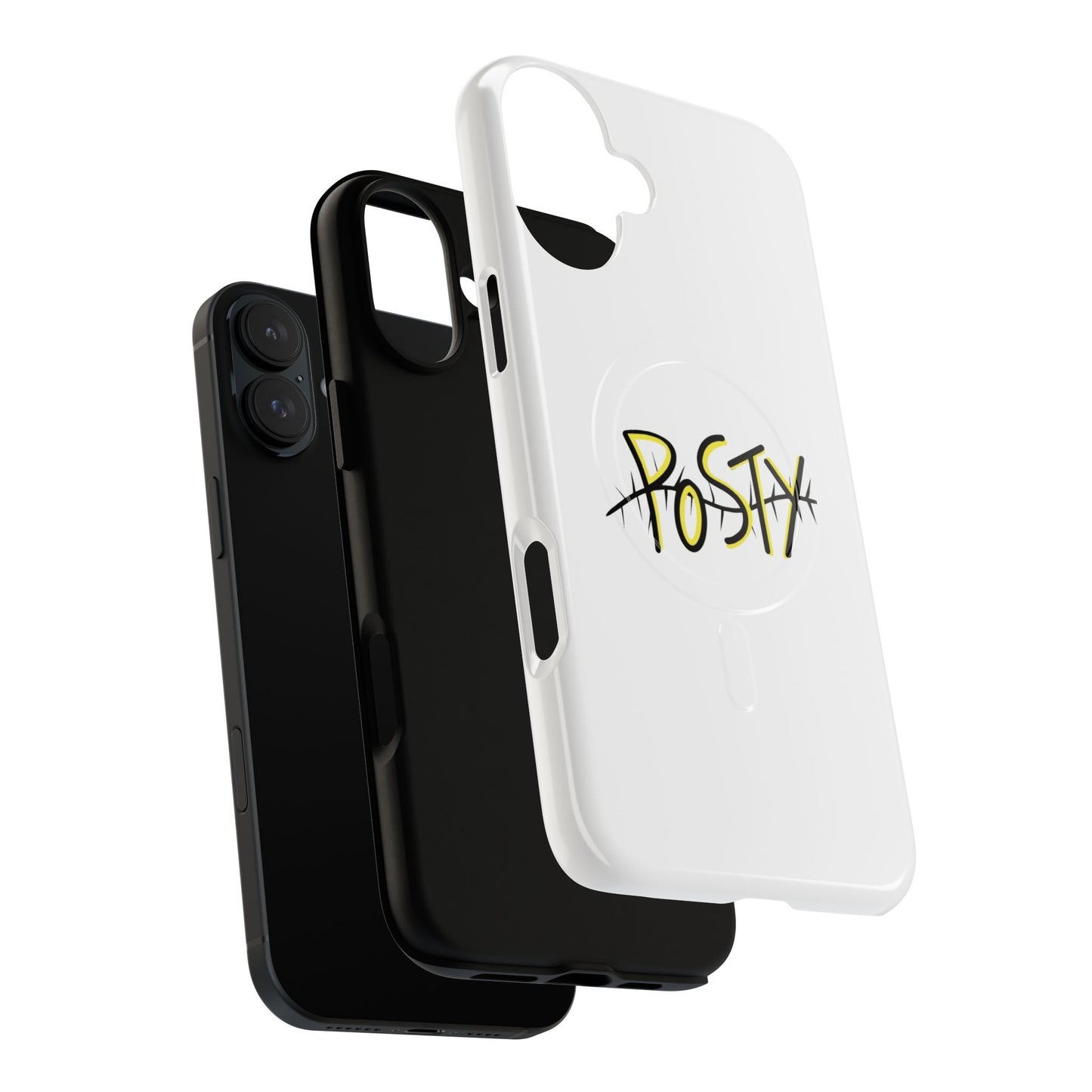 Abstract Black Barbed Wire Tough Magnetic Case
