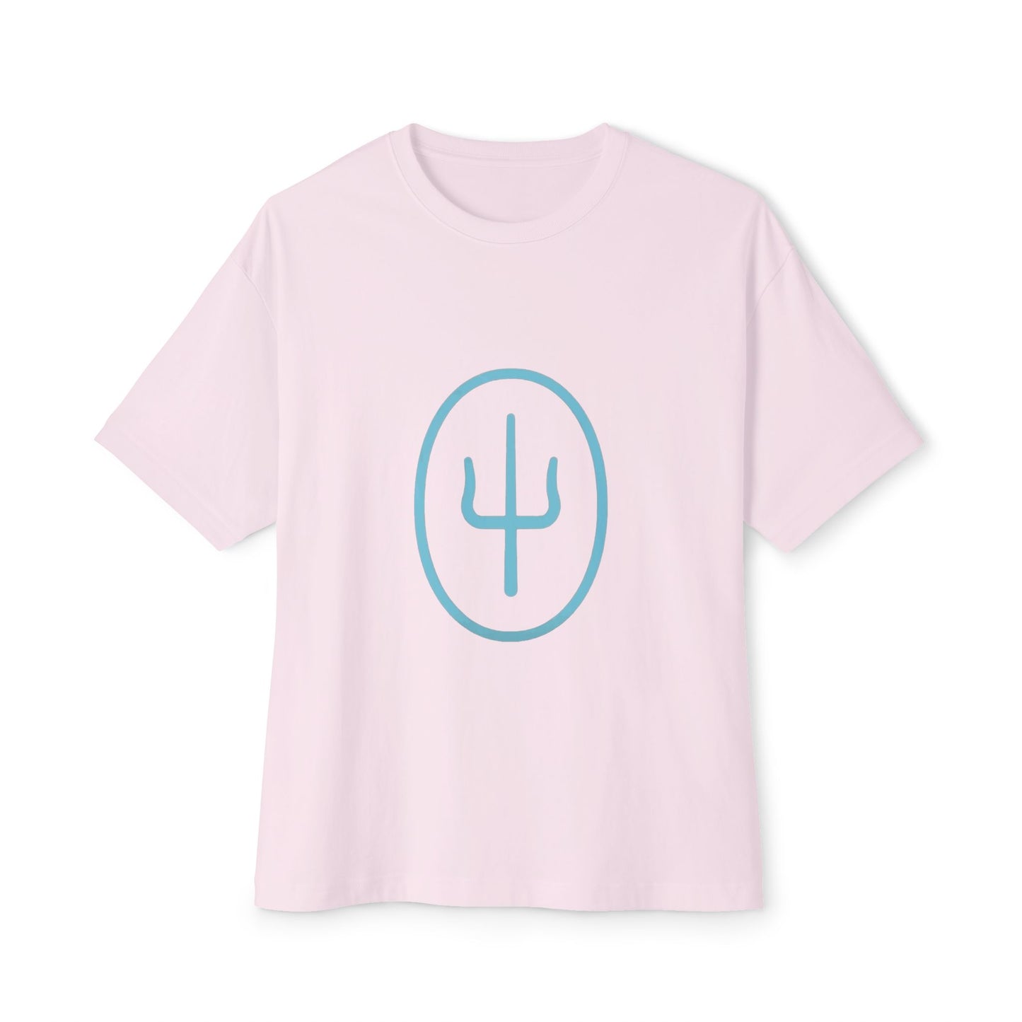 Split Mark Unisex Oversized Boxy Tee