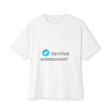 Verified Soul Unisex Oversized Boxy Tee