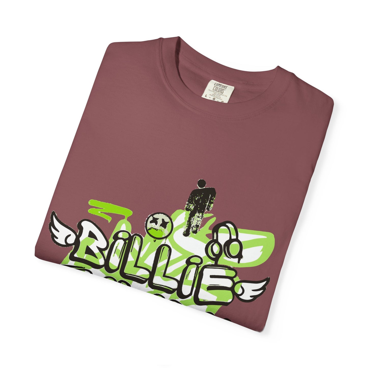 Grunge Angel Graffiti Unisex Dyed T-shirt