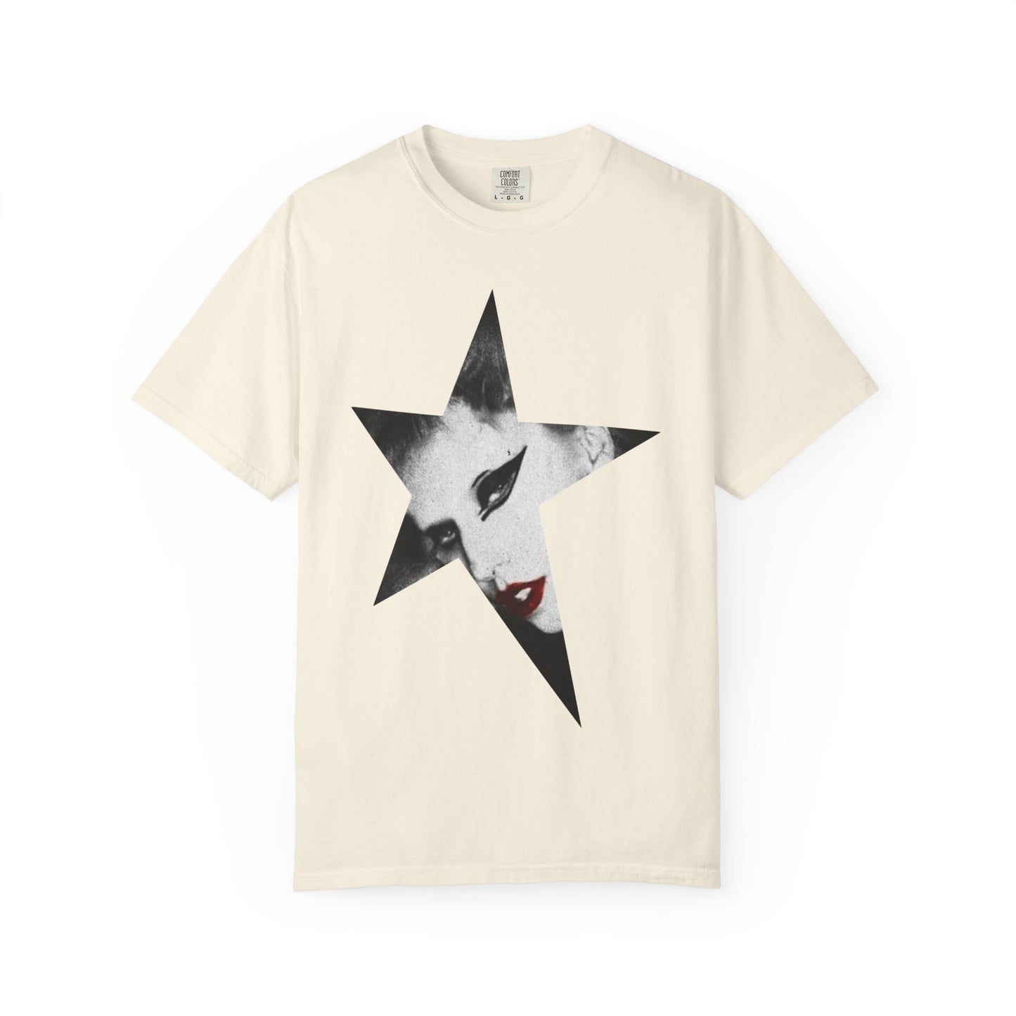 Born This Way Star Face-Unisex Dyed Tshirt