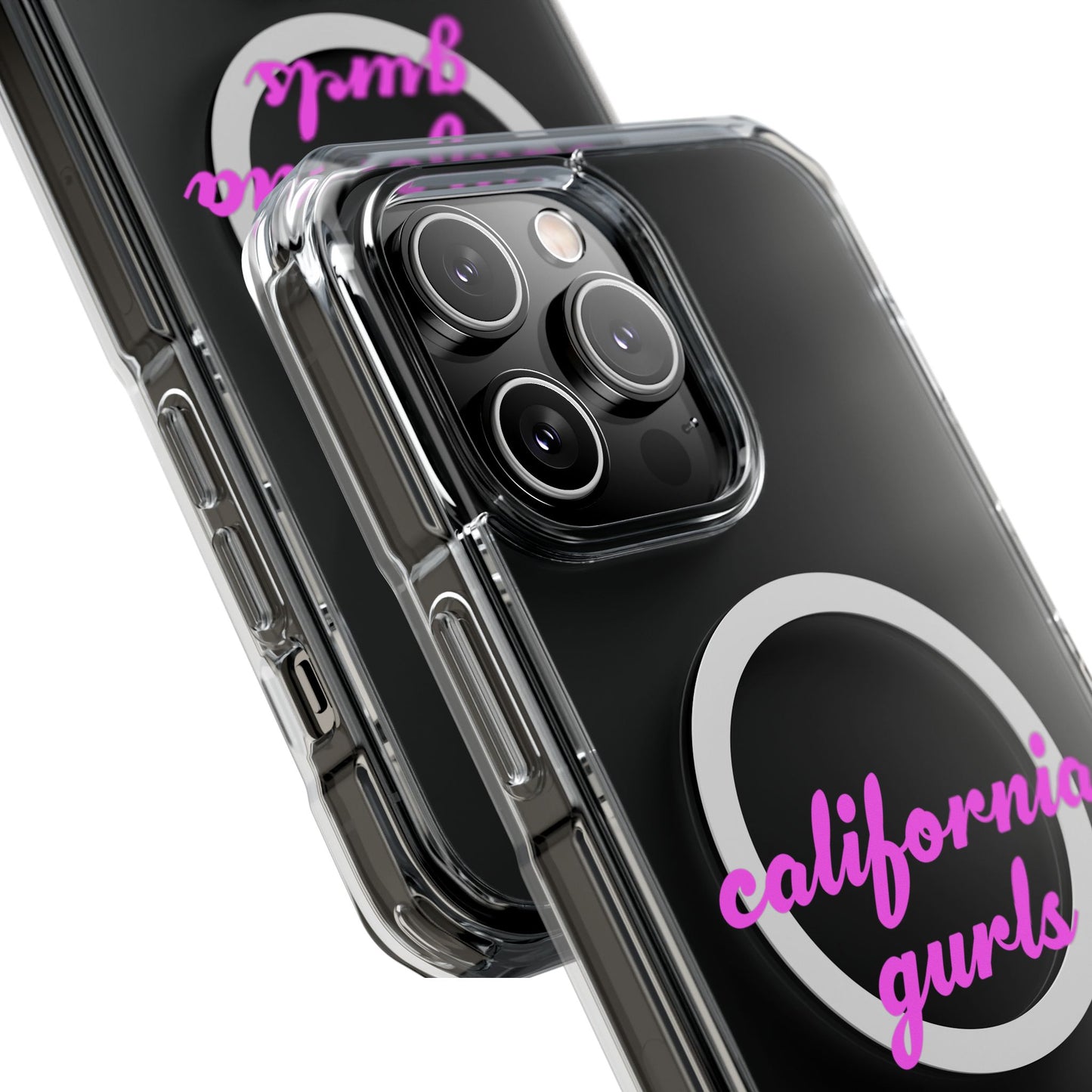 California Script Magnetic Clear Impact cases