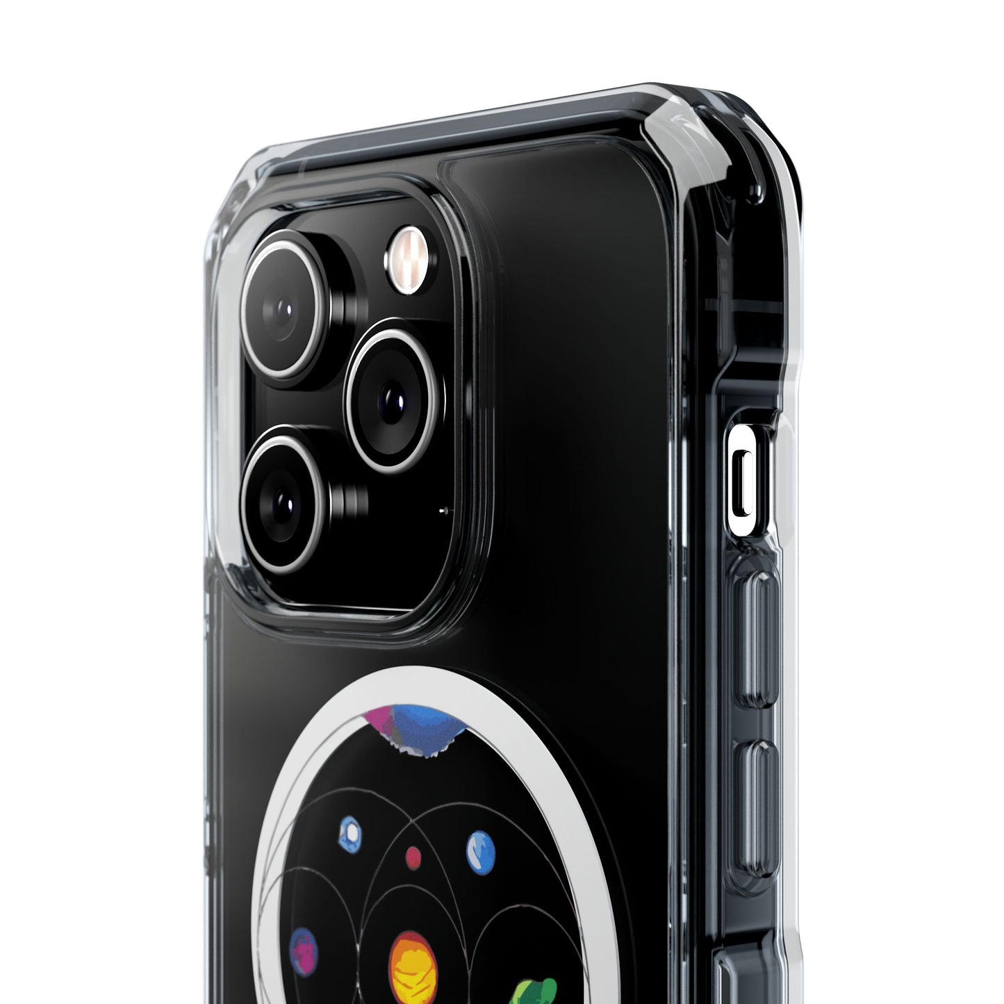 Colorful Planetary Orbit Diagram Magnetic Clear Impact case