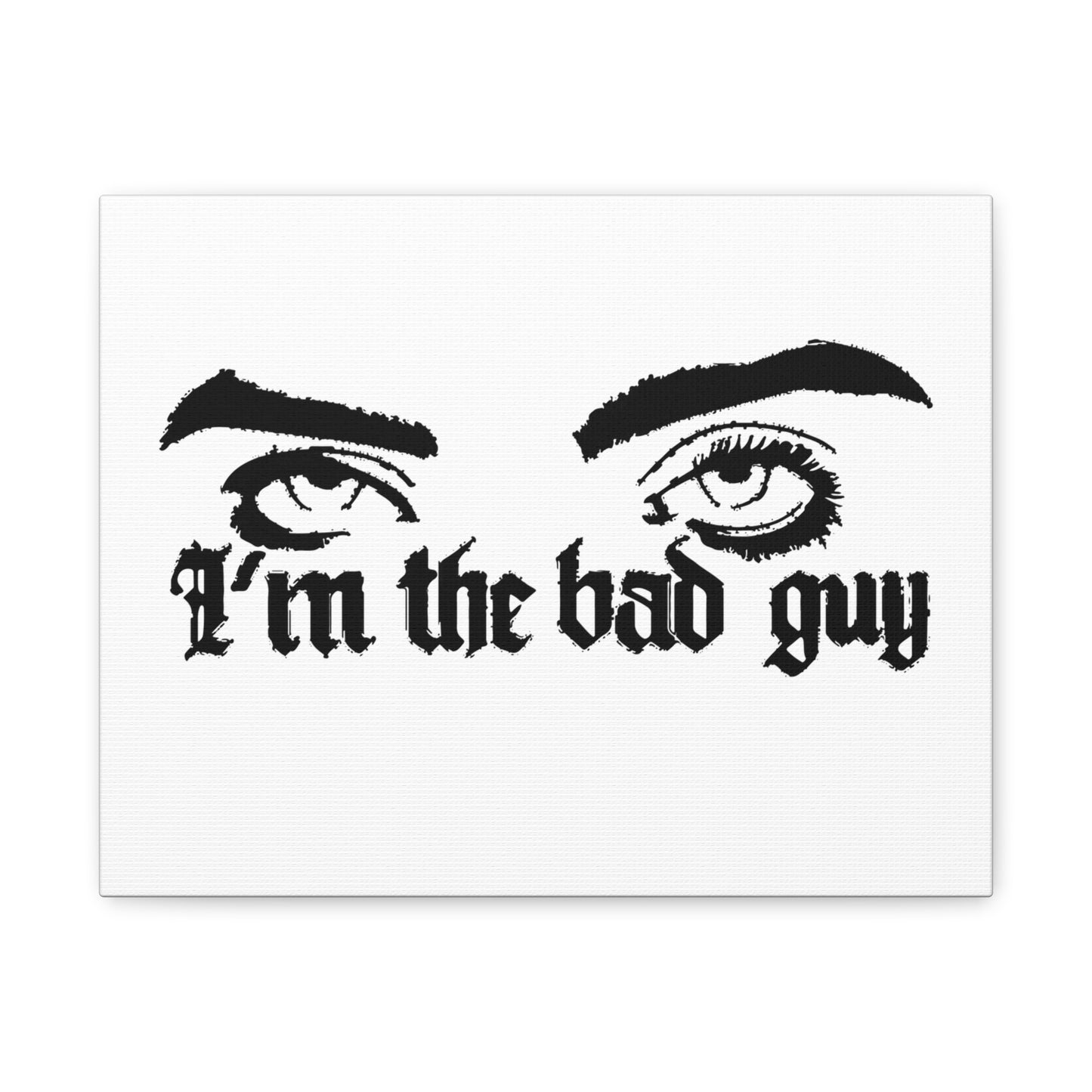 Eyes & Shadows Gothic Matte Canvas
