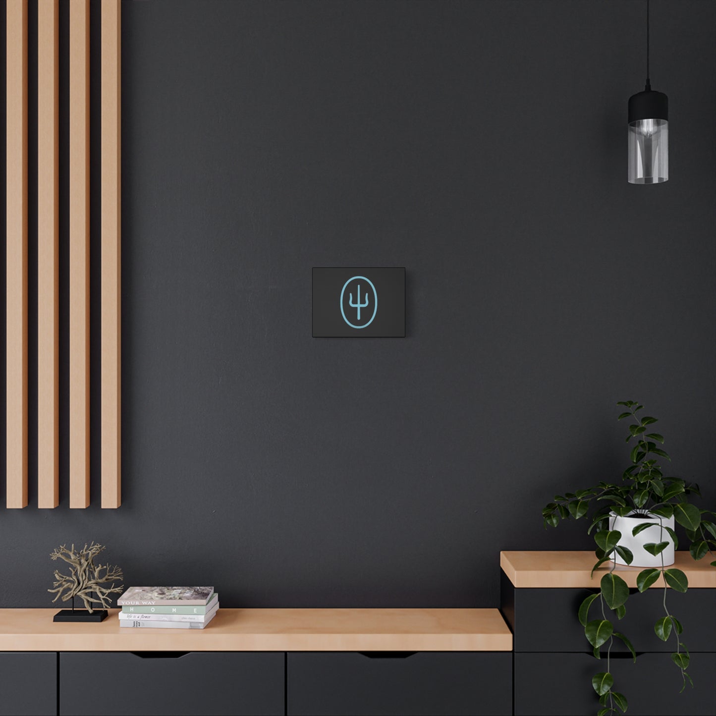 Split Mark Matte Canvas