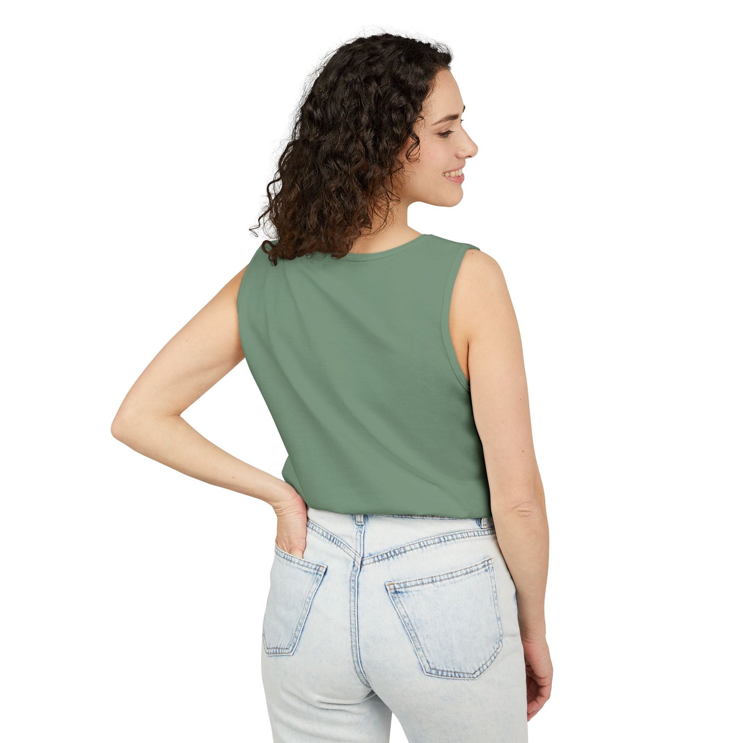 Dad Idea Right! Star & Butterfly-Dyed Tank Top