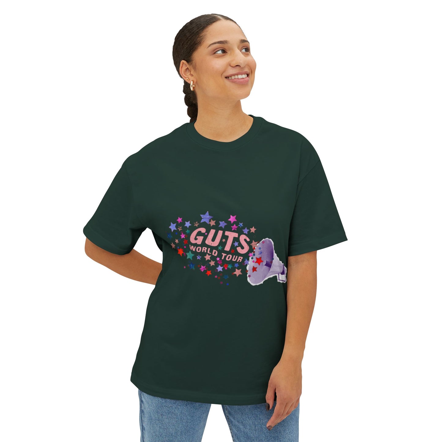 Guts World Tour Megaphone-Oversized Tee