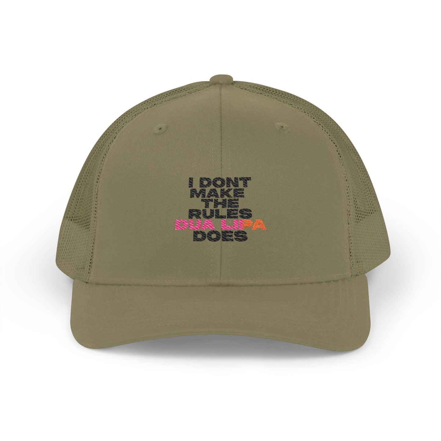 Retro Fade Letter Snapback Trucker Cap