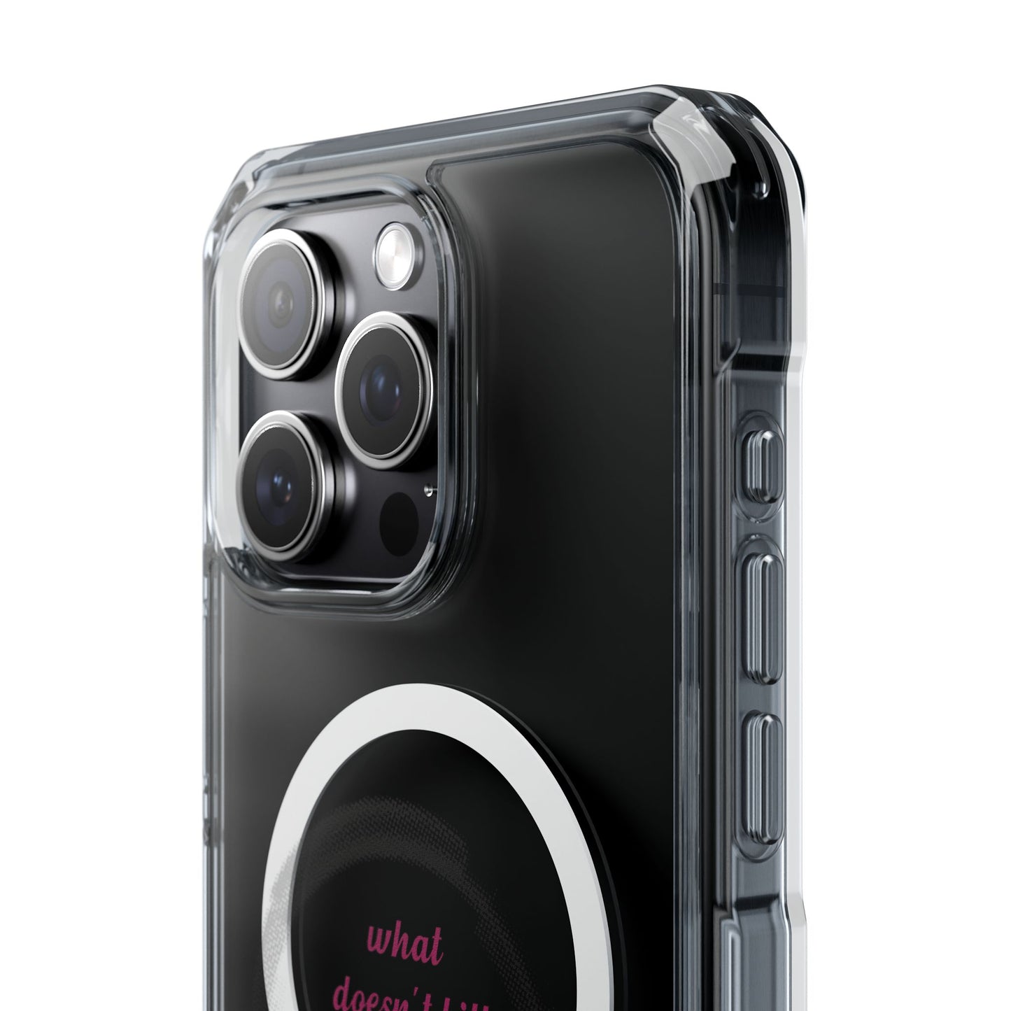 Stronger Soundwaves Magnetic clear Impact Case
