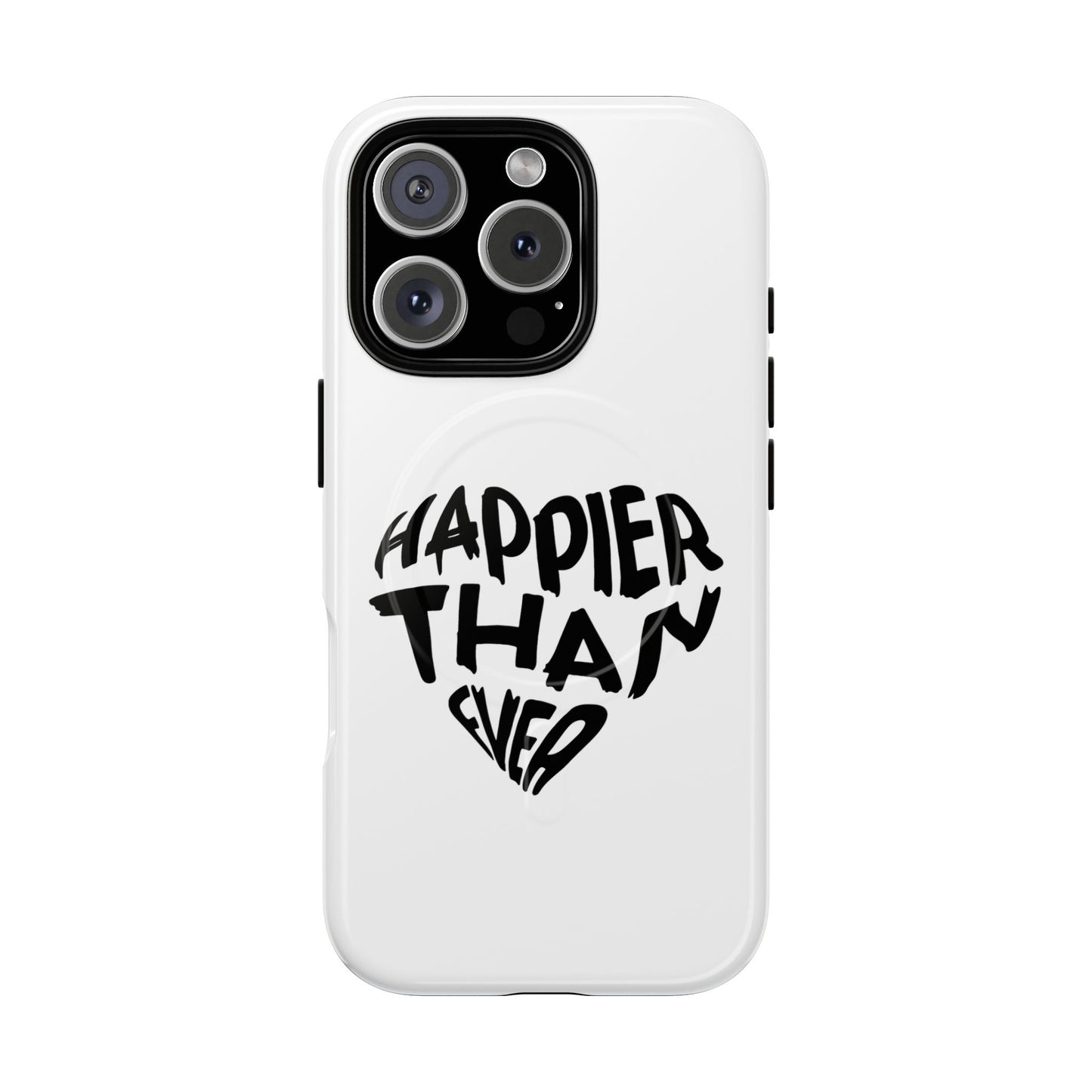 Happier Heart Lettering Tough Magnetic Case