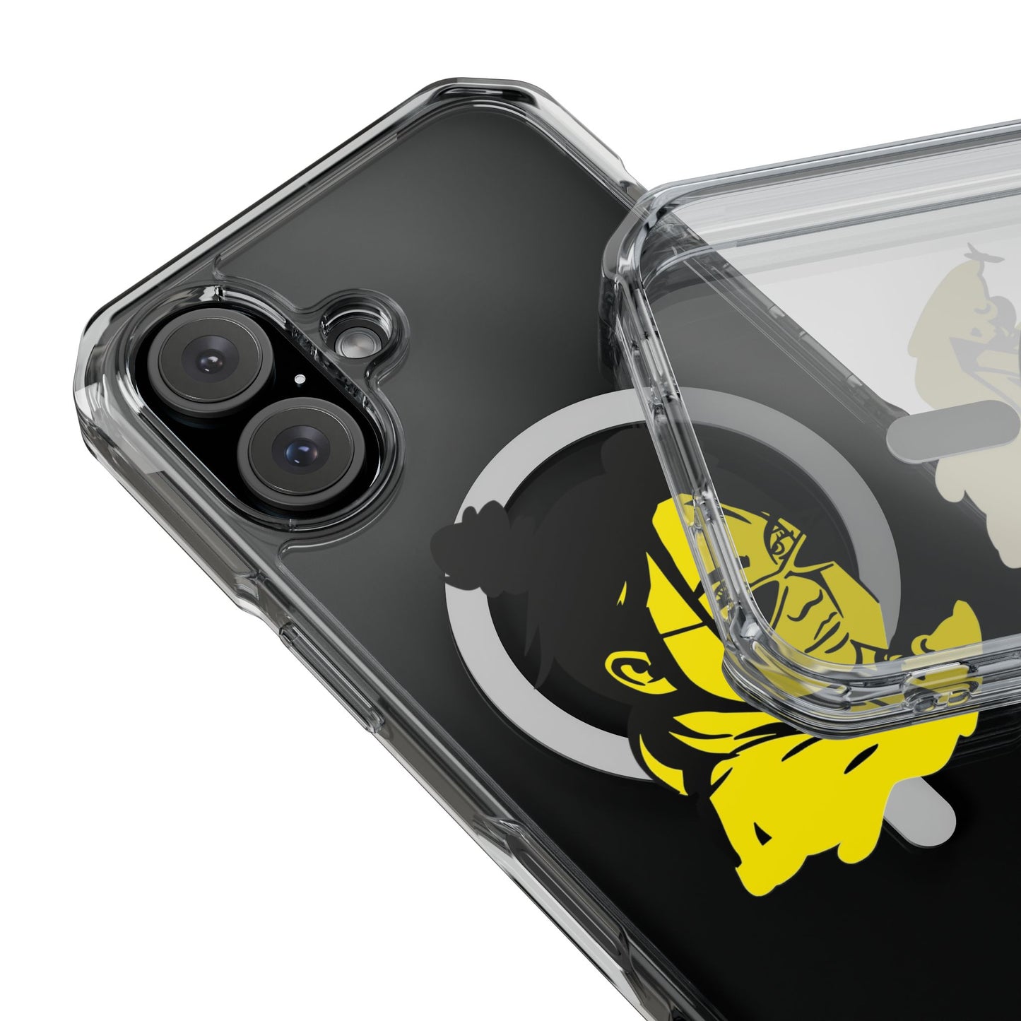 Neon Mood Portrait Magnetic Clear Impact Case