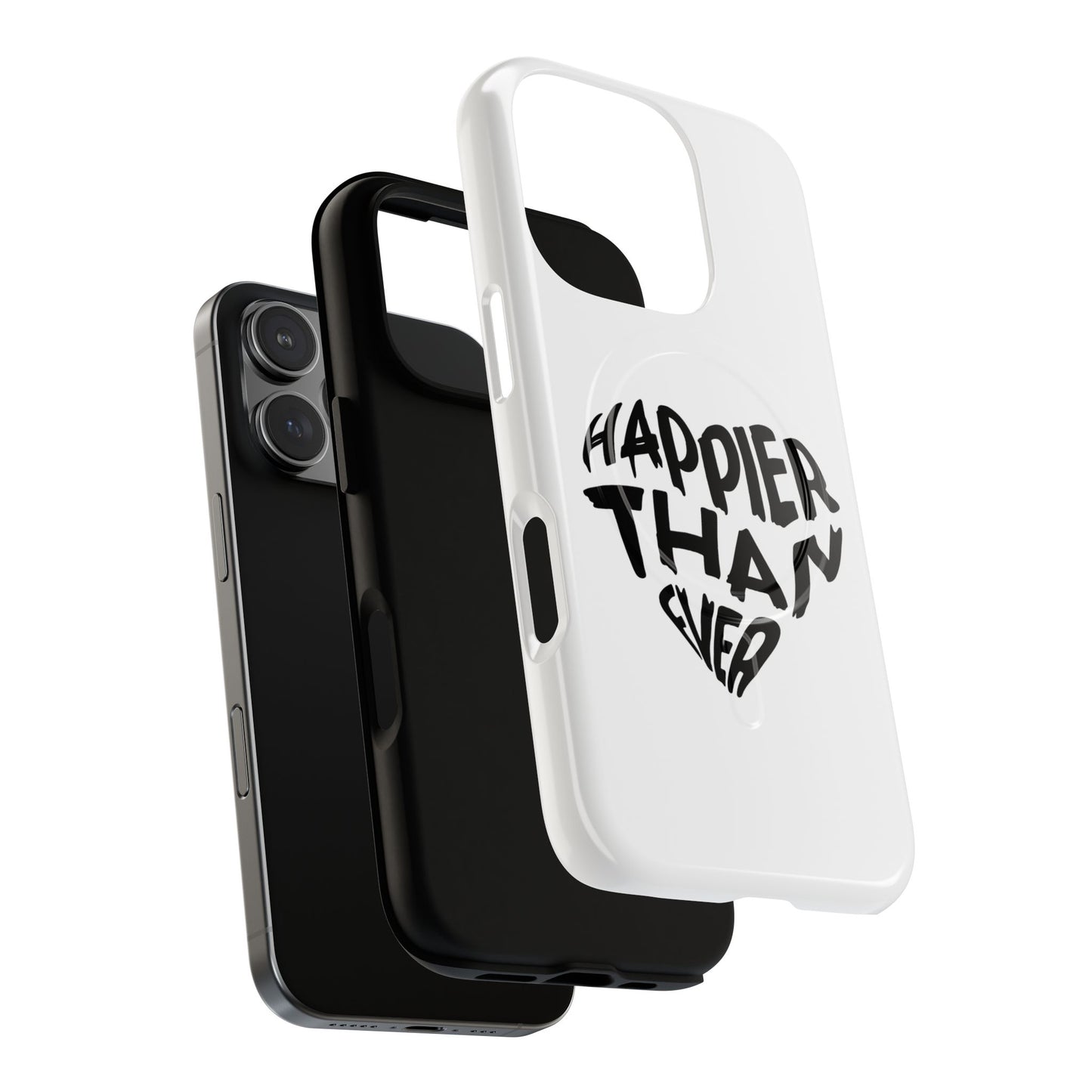 Happier Heart Lettering Tough Magnetic Case