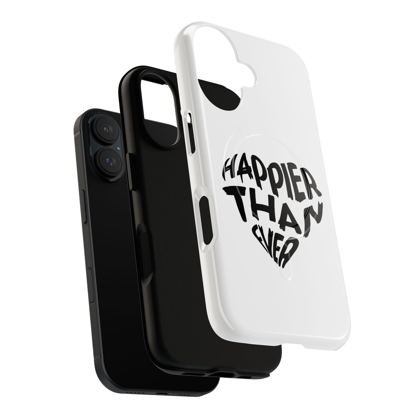 Happier Heart Lettering Tough Magnetic Case