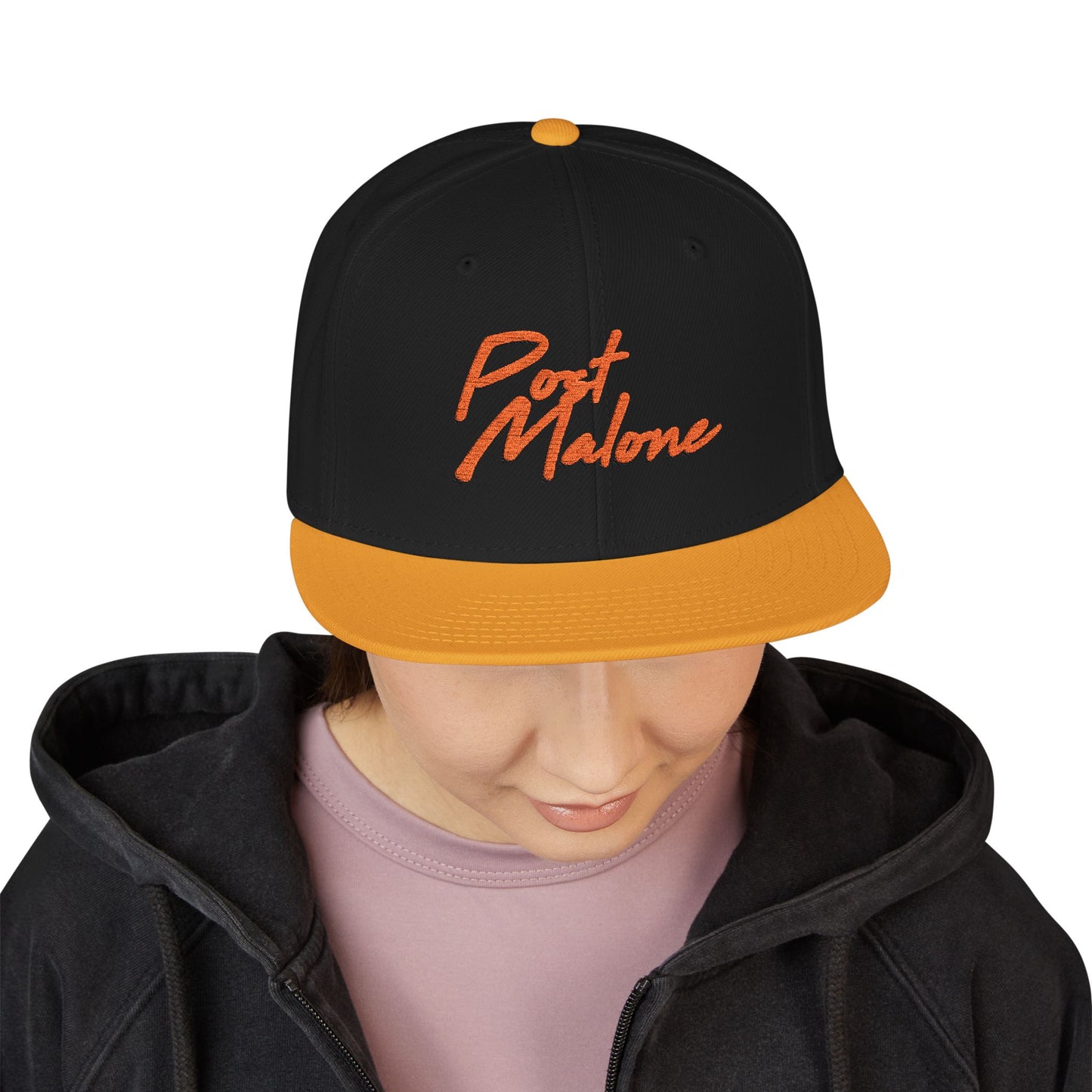Snapback (Embroidery) – Post Malone Name Design