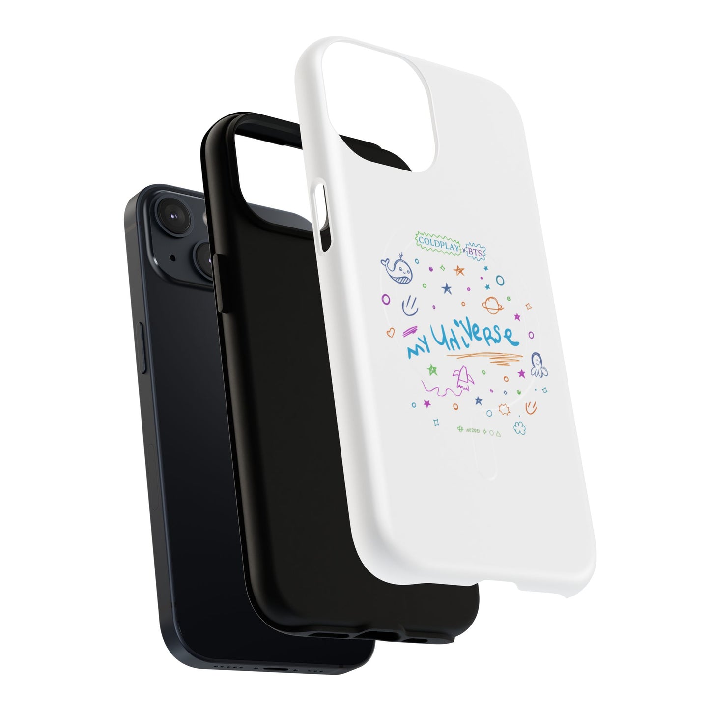 Neon Space Doodles Tough Magnetic Case