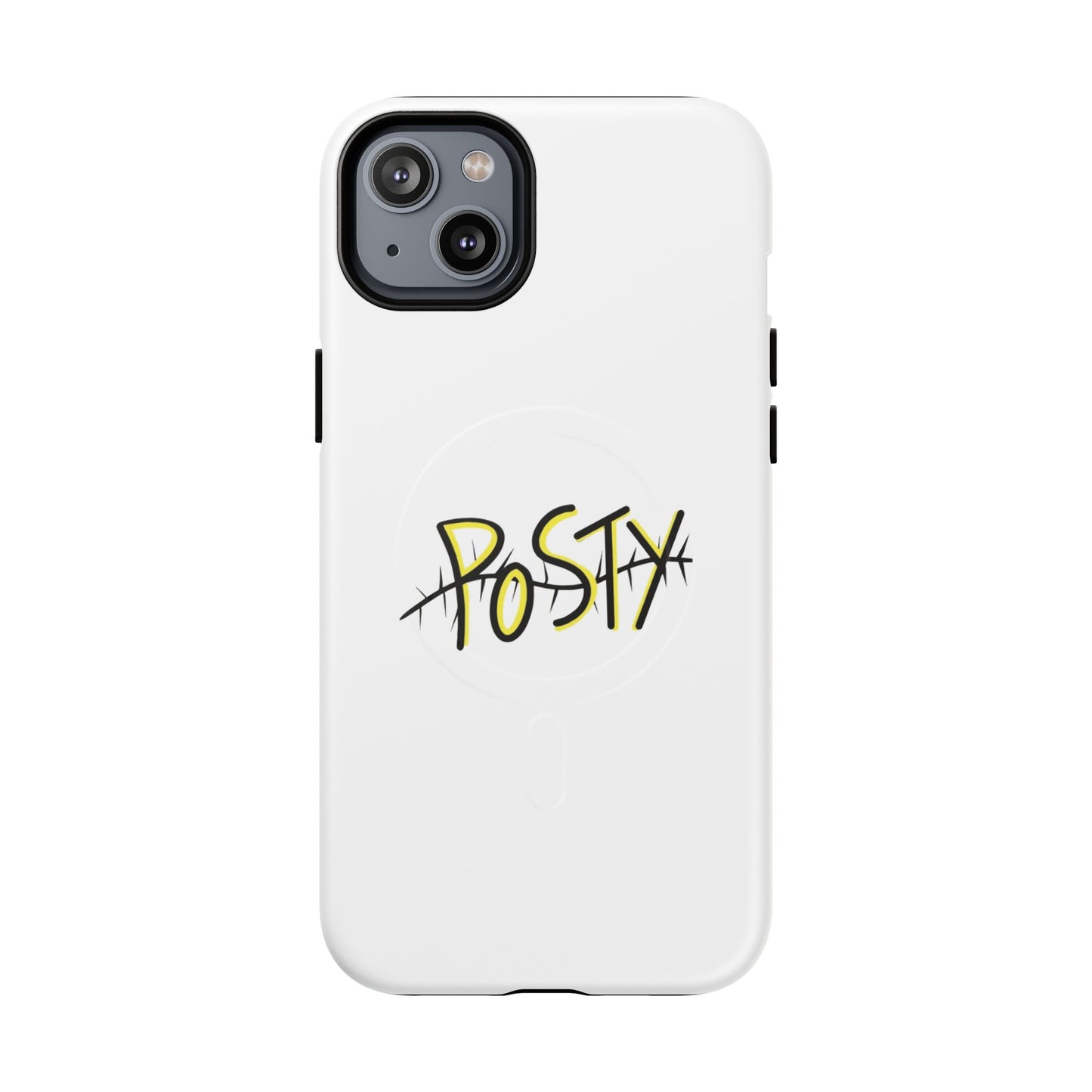 Abstract Black Barbed Wire Tough Magnetic Case