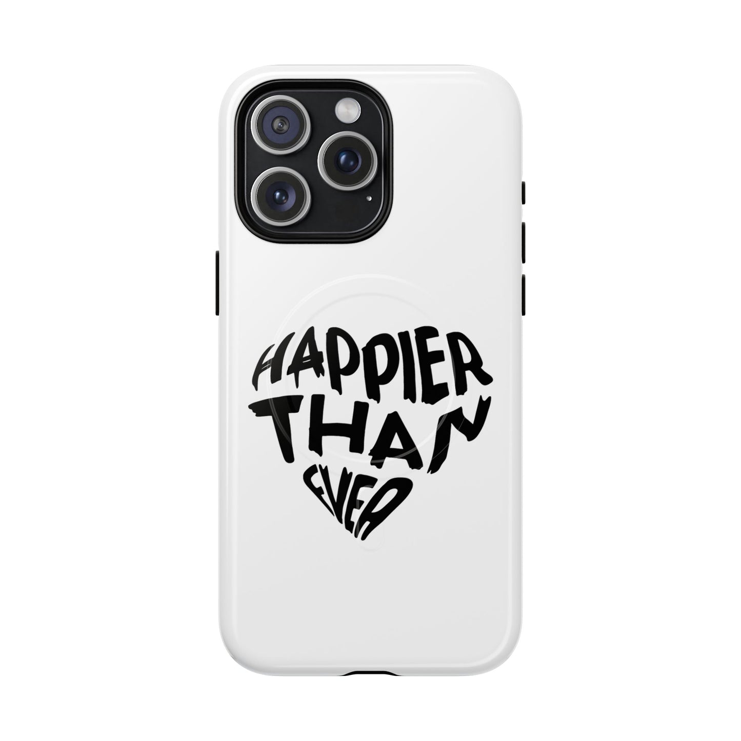 Happier Heart Lettering Tough Magnetic Case
