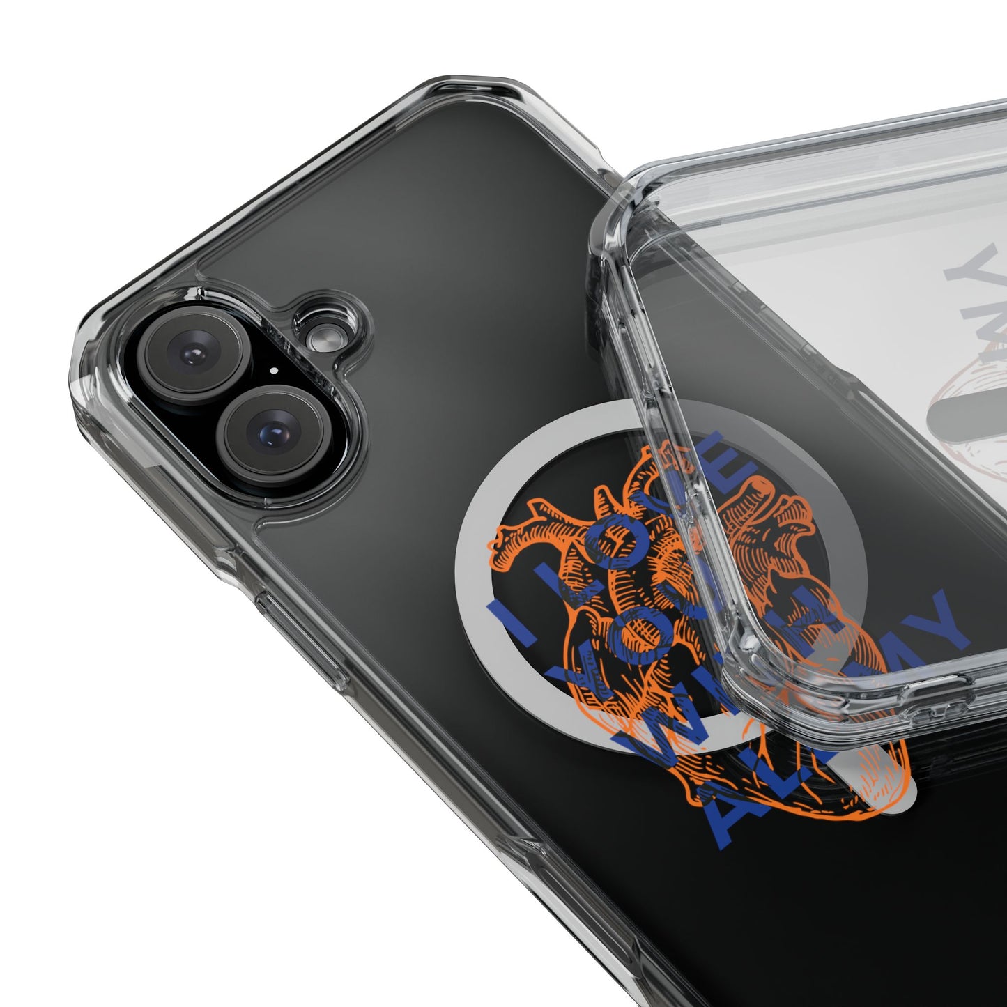 All My Heart Anatomical Art Magnetic Clear Impact case