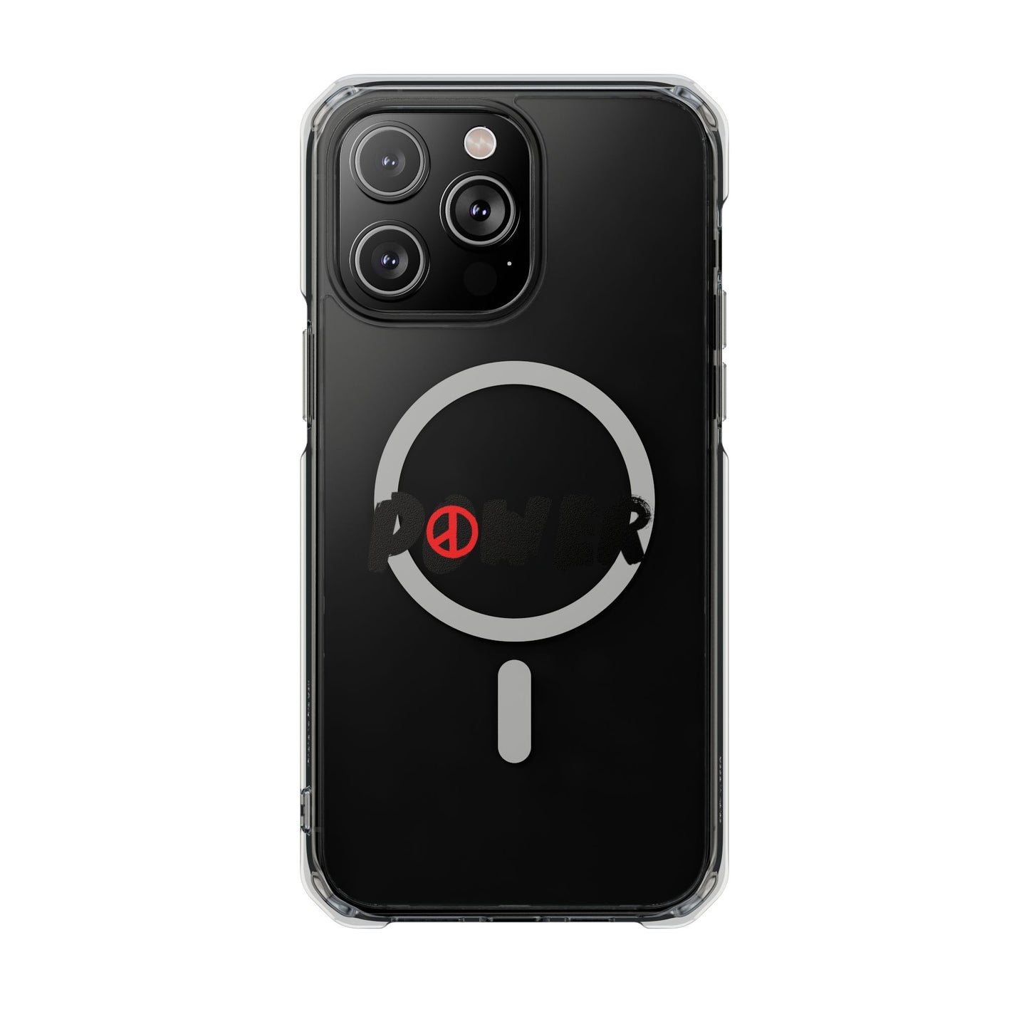 Peace Vibes Streetwear Magnetic Clear Impact Case