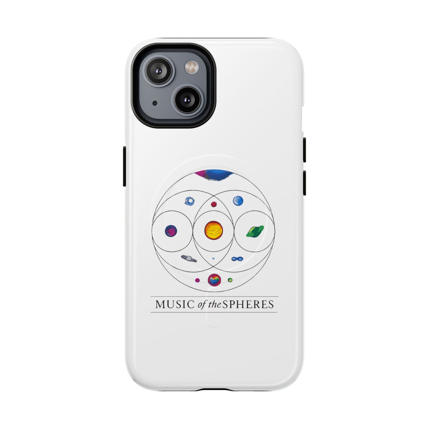 Colorful Planetary Orbit Diagram Tough Magnetic Case