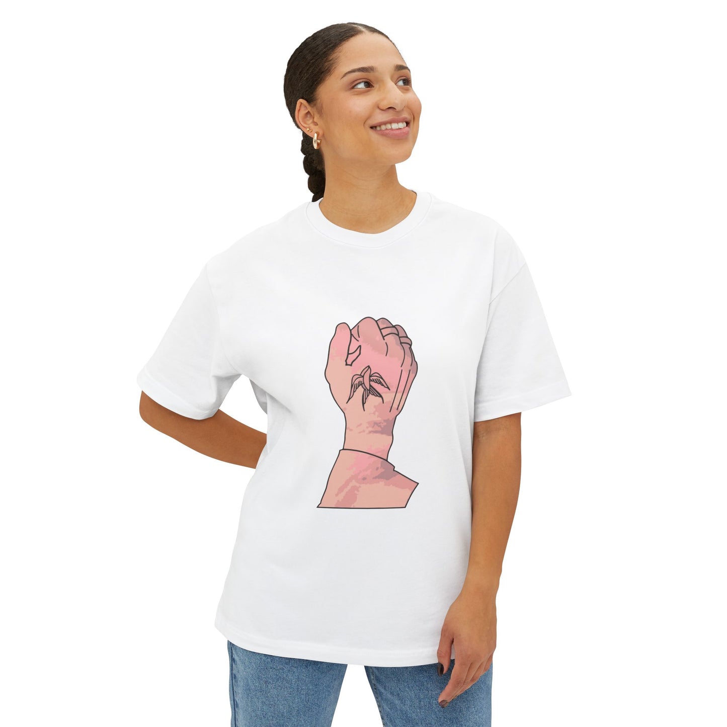 Ink in Motion Unisex Oversized Boxy Tee