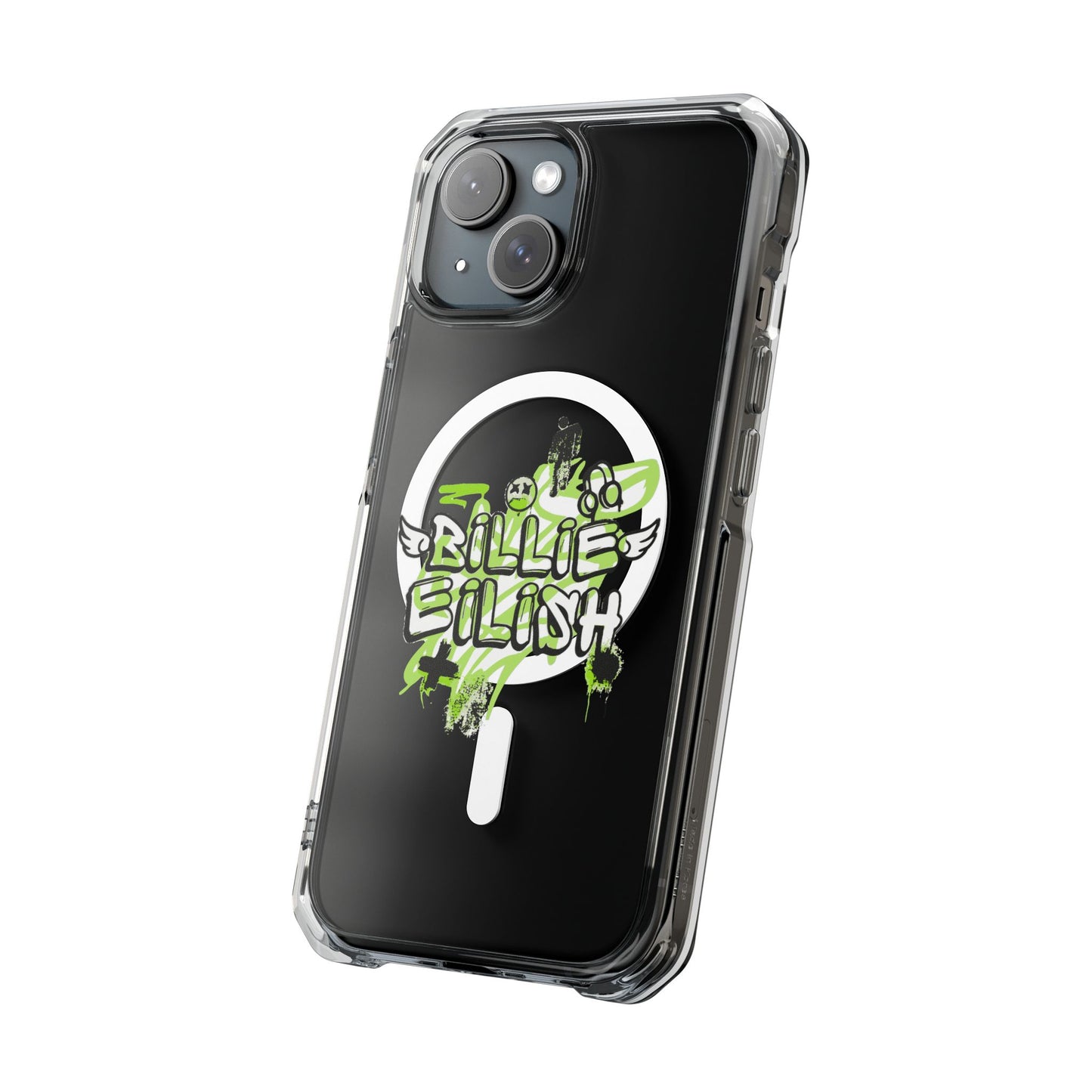 Grunge Angel Graffiti Magnetic Clear Impact Case