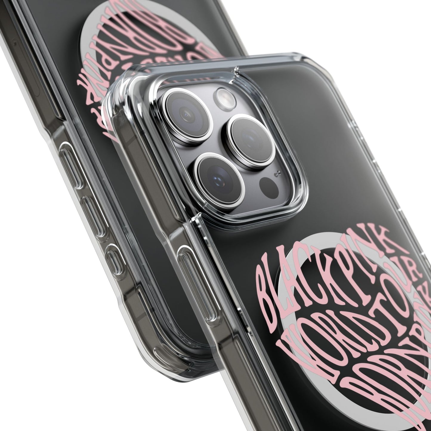 Born Pink Heart Typography - Magnetic Clear Impact Case