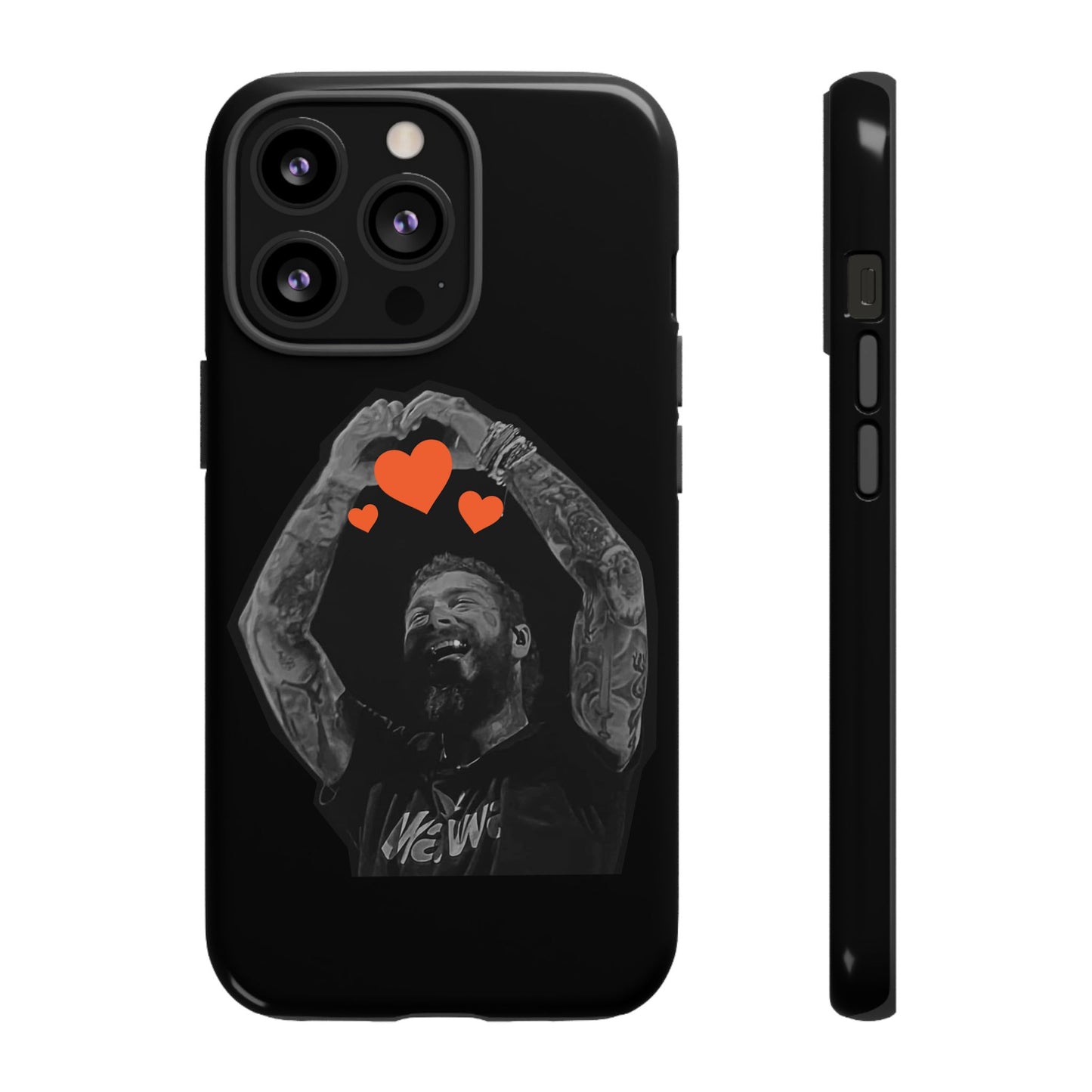 Tough iPhone Case (12–16 Pro Max) – Post Malone Heartfelt Wishes