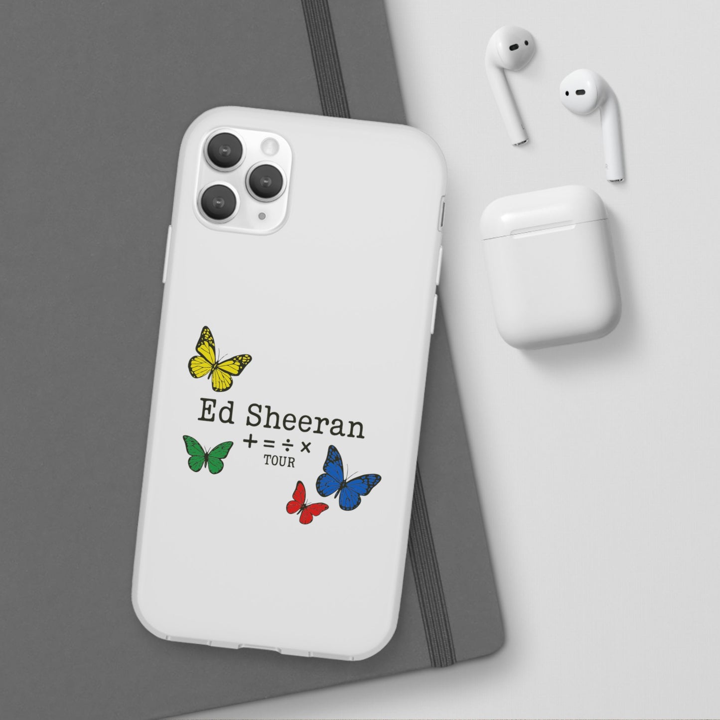Flexi Case – Ed Sheeran butterfly edition (iPhone X–16 Pro Max)