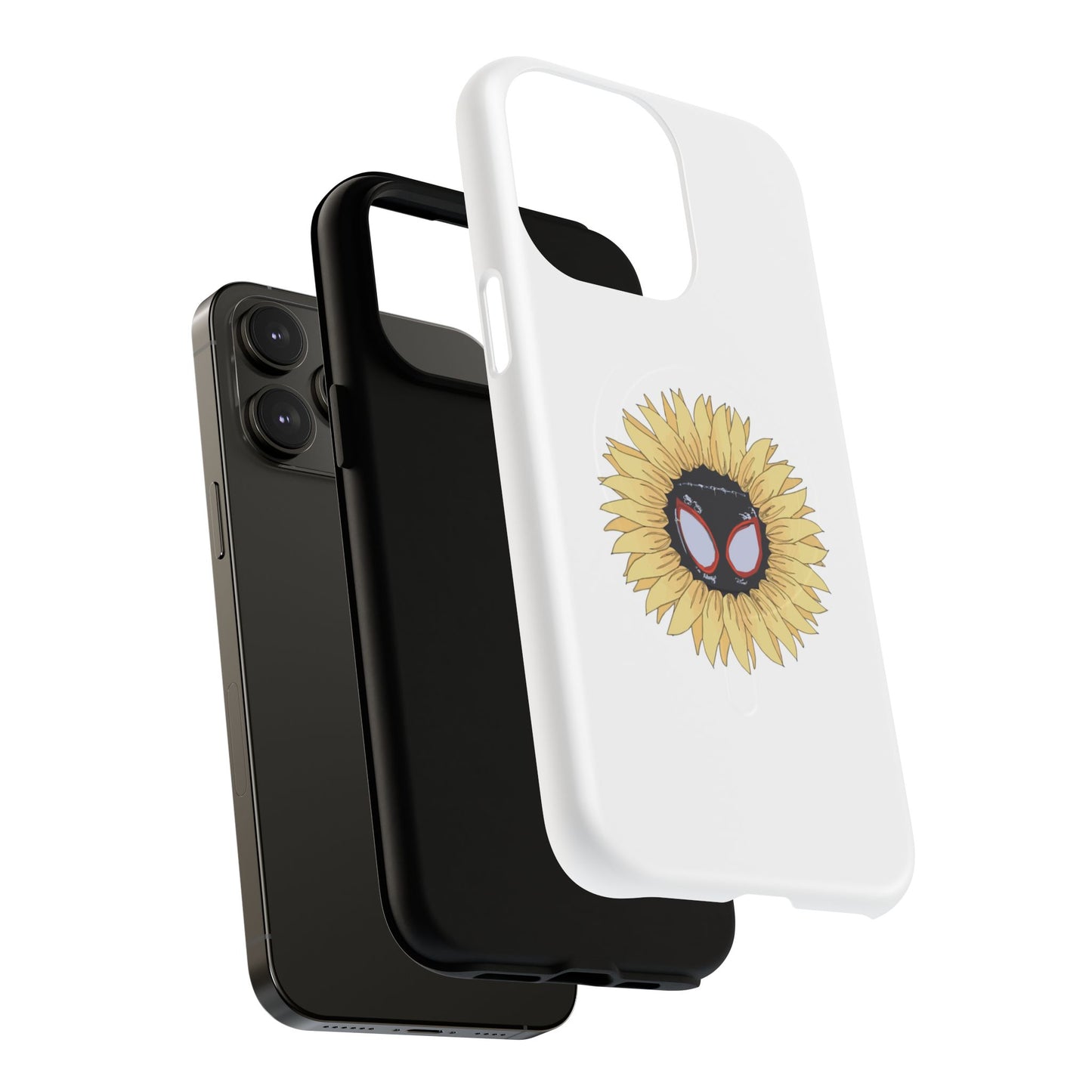 Sunflower Mask Illustration Tough Magnetic Case