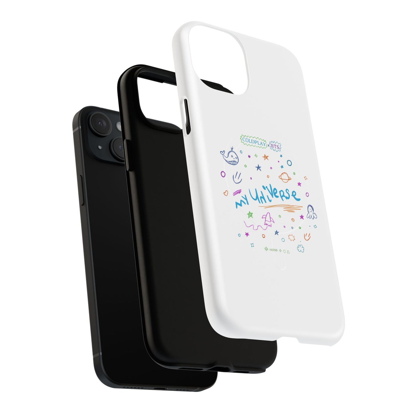 Neon Space Doodles Tough Magnetic Case