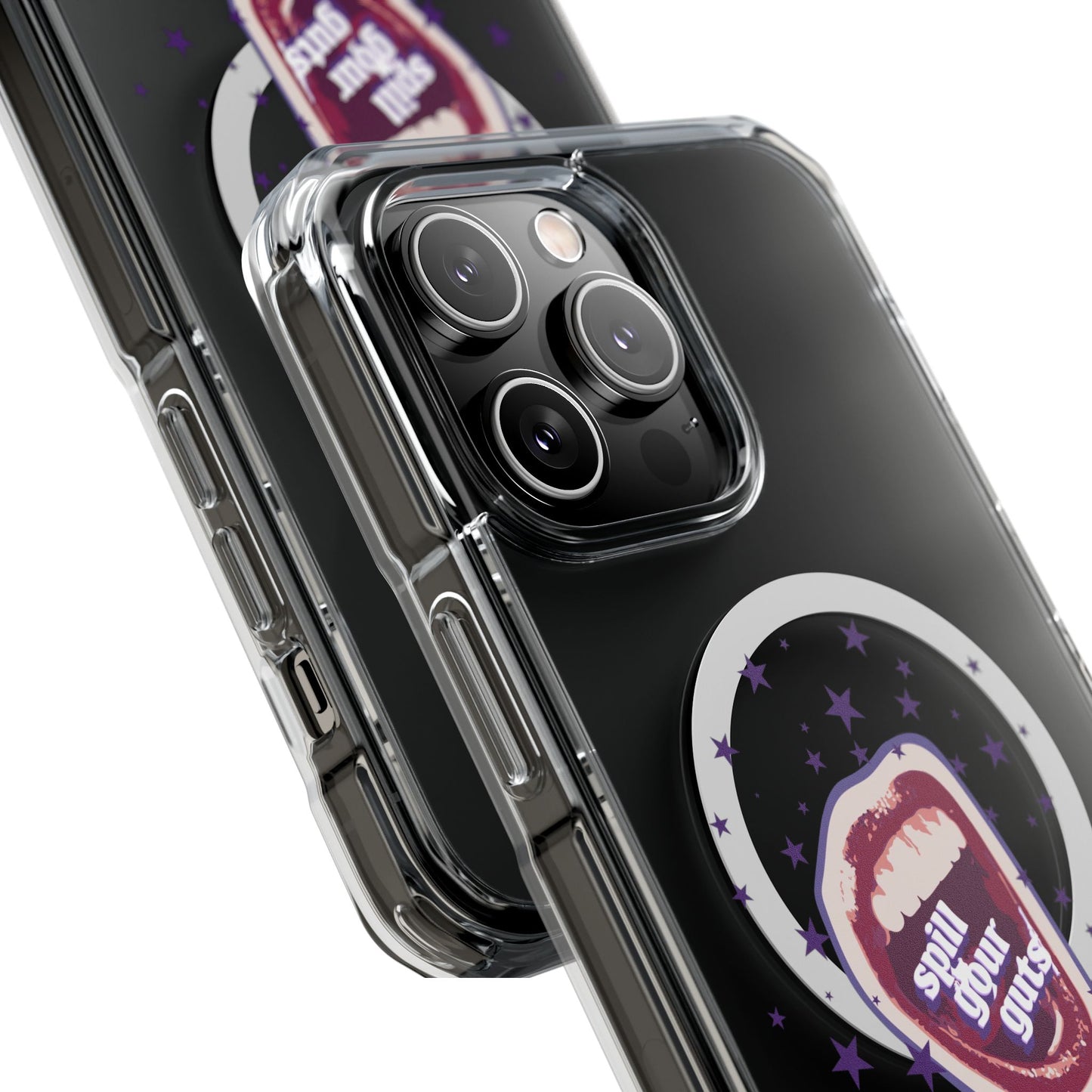 Spill Your Guts Scream Magnetic Clear Impact Case