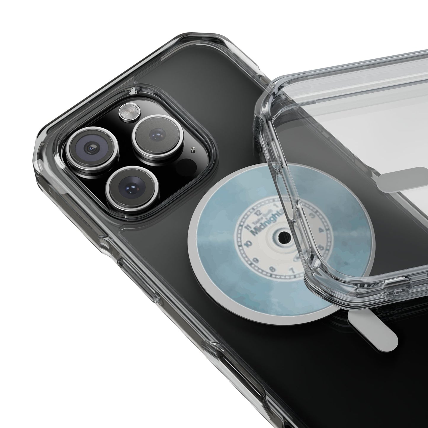 Midnight Vinyl Vibes Magnetic clear Impact Case