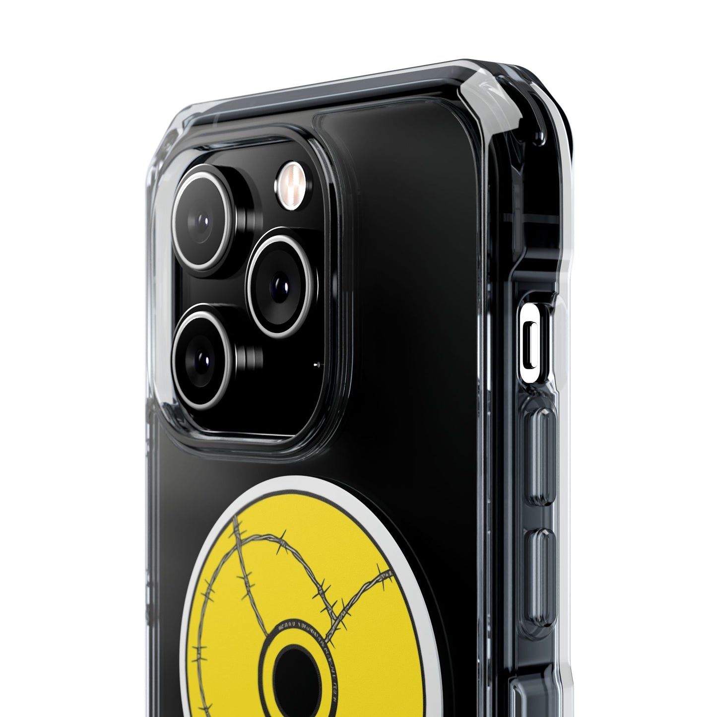 Minimalist Black Disc Outline Magnetic Impact Case
