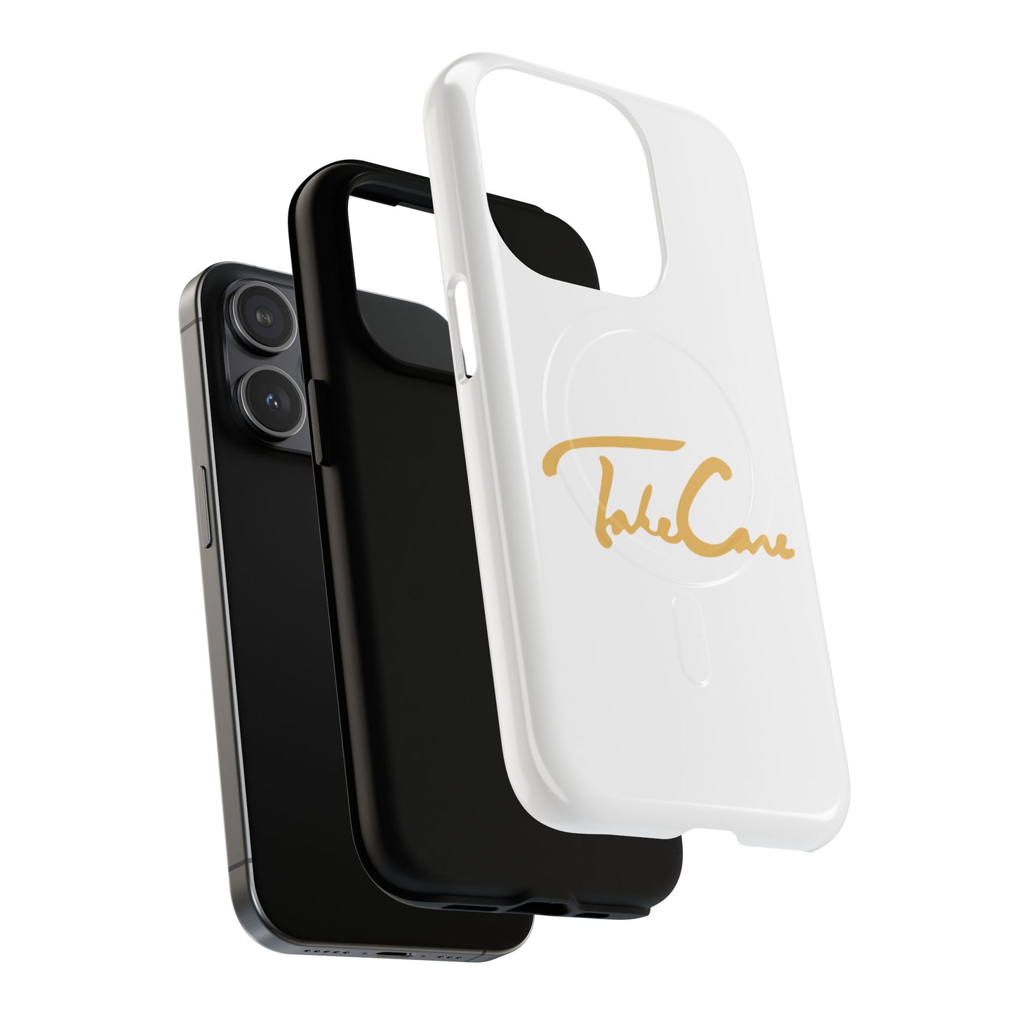 Take Care Gold Script Tough Magnetic Cases