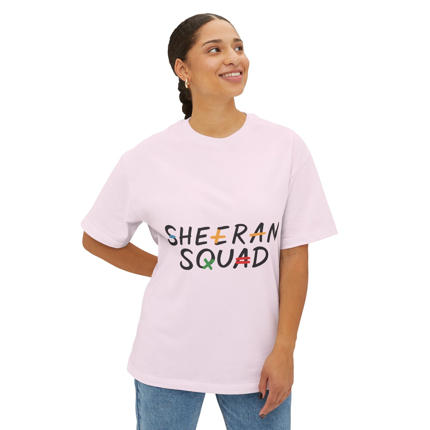 Sheeran Squad Oversized Boxy Tee | SnazzyMerch