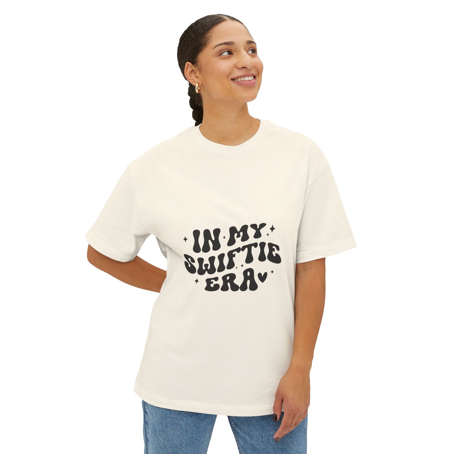Retro Girl Power Unisex Oversized Boxy Tee