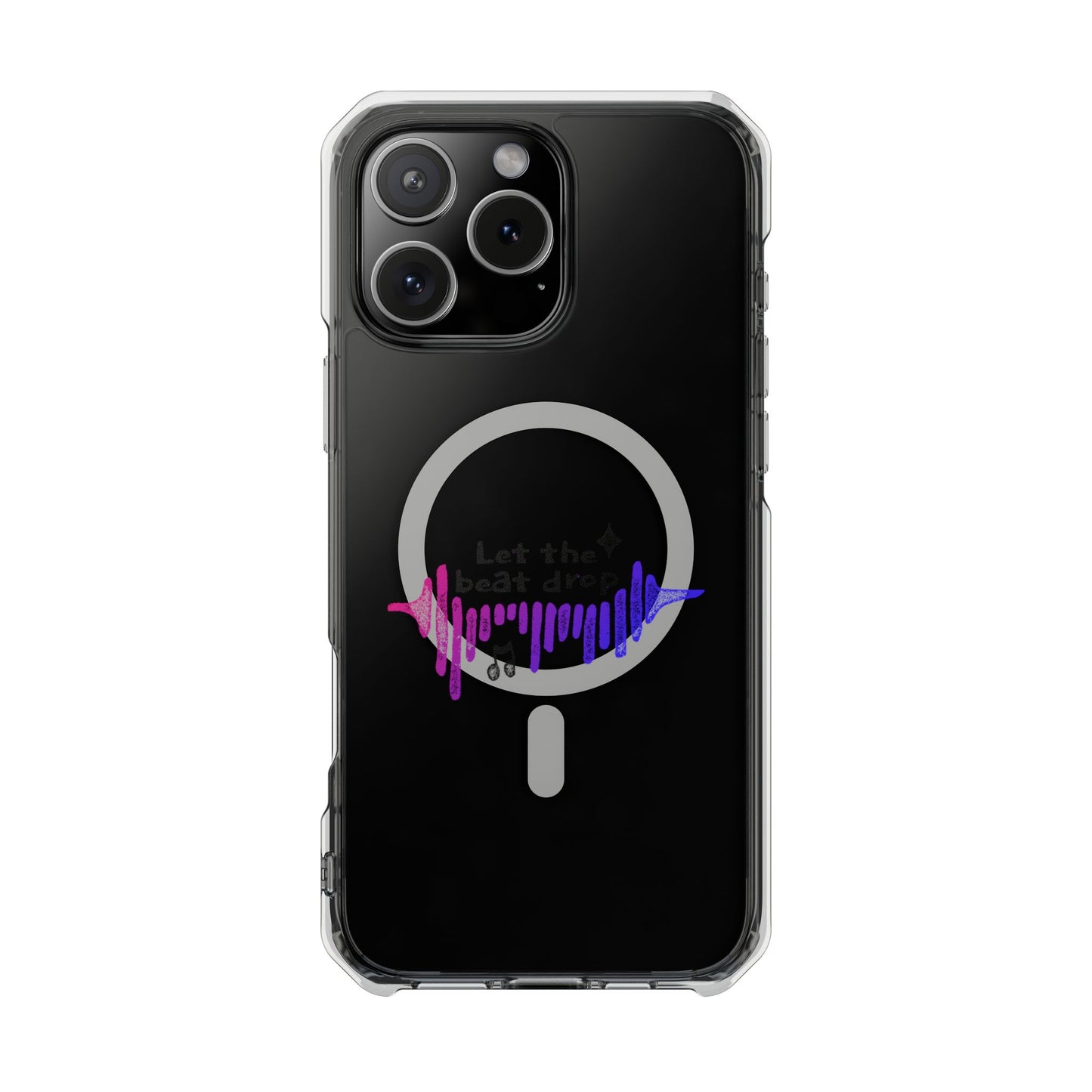 Bold Beats Visualizer Magnetic clear Impact Case