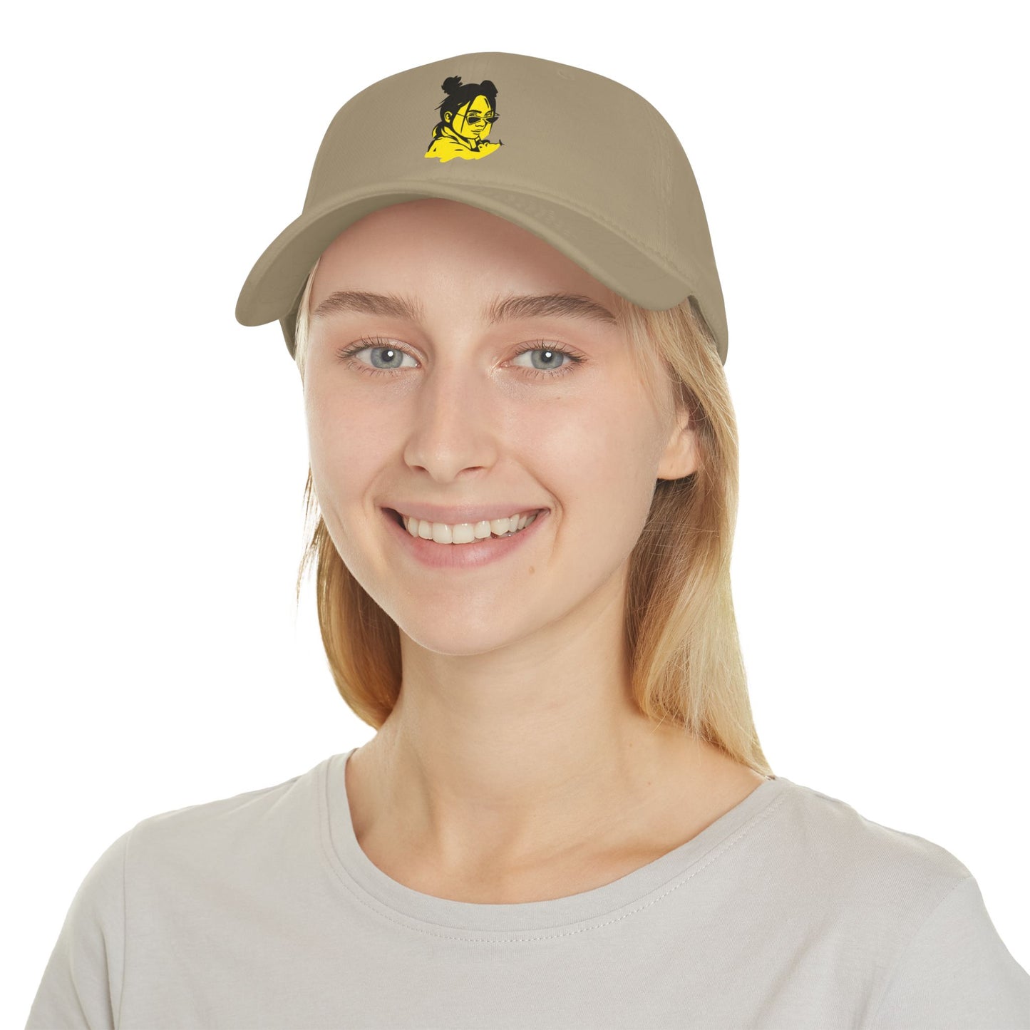Neon Mood Portrait Baseball Cap