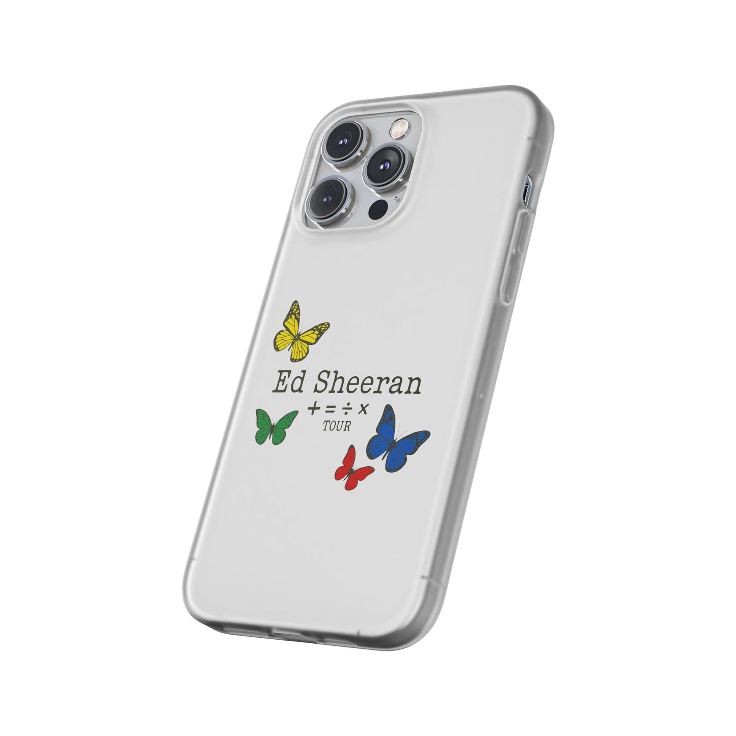 Flexi Case – Ed Sheeran butterfly edition (iPhone X–16 Pro Max)