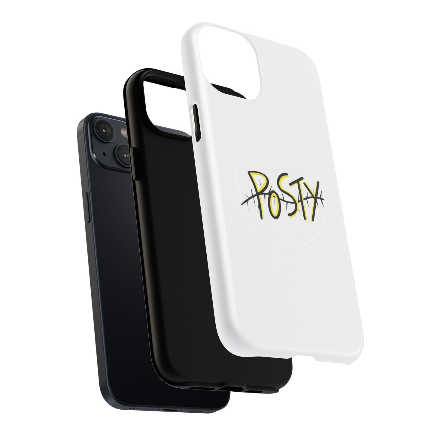 Abstract Black Barbed Wire Tough Magnetic Case