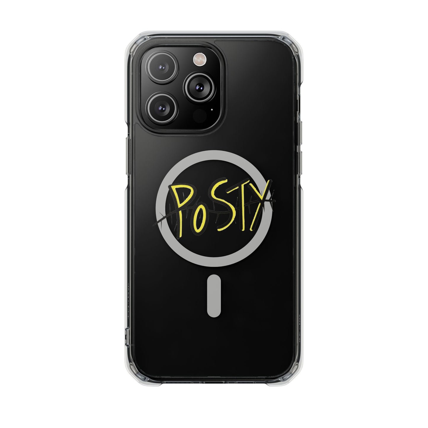 Abstract Black Barbed Wire Magnetic Impact Case